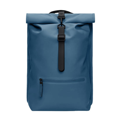 rains field backpack blue Rains Rolltop Rucksack