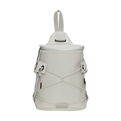 Rains Unisex Trail Cord Sling Bag in White Color