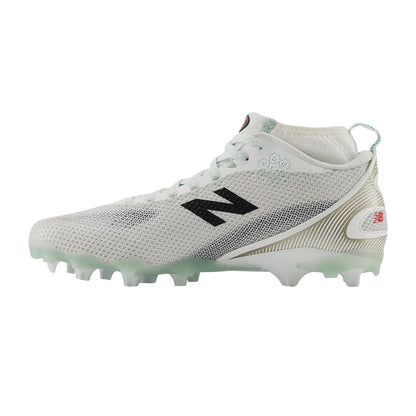 New Balance Mens Freezelx V5 Lax Cleat Lacrosse Cleats in White Color