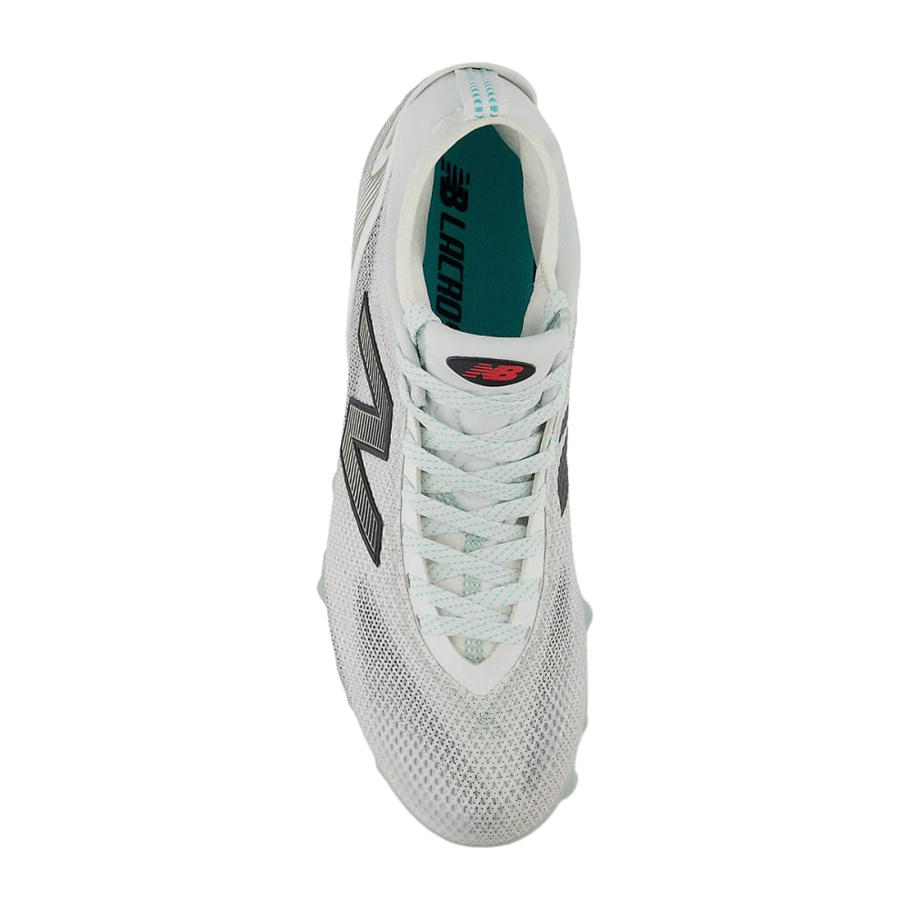 New Balance Mens Freezelx V5 Lax Cleat Lacrosse Cleats in White Color