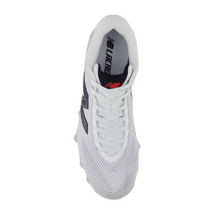 New Balance Mens Freezelx V5 Low Lacrosse Cleats in White Color