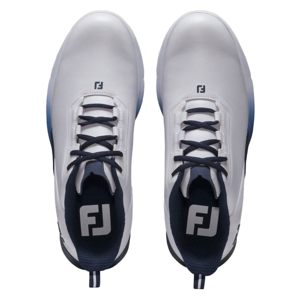 Footjoy Mens Fuel Golf Cleats in White Color