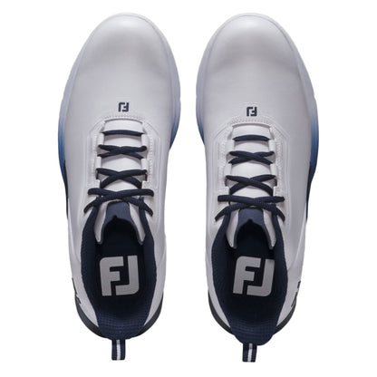 Footjoy Mens Fuel Golf Cleats in White Color