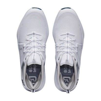 Footjoy Mens Hyperflex Carbon Golf Cleats in White Color