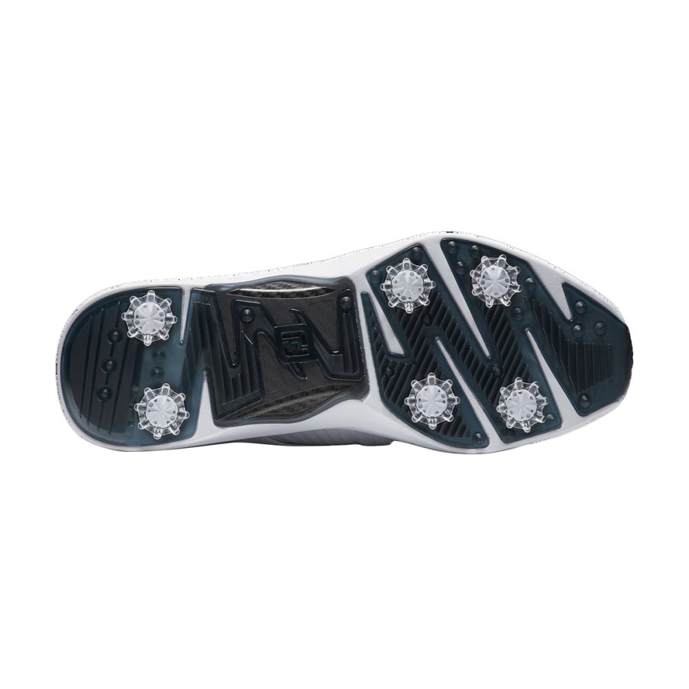 Footjoy Mens Hyperflex Carbon Golf Cleats in White Color