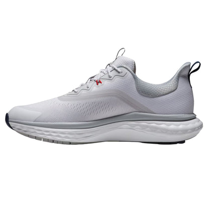 Footjoy Mens Quantum Golf Cleats in White Color