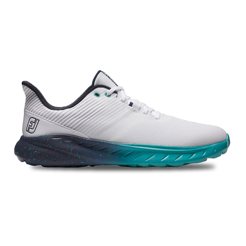 Footjoy Mens Flex Golf Cleats in White Color