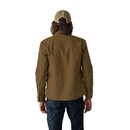 Livsn Mens Forager Jacket Tops in Brown Color