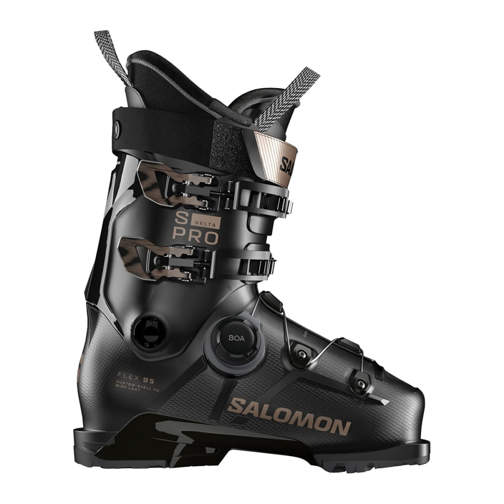 Salomon Womens S/Pro Delta BOA 95 W GW Ski Boots in Black Color