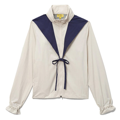 Hikerkind Womens Packable Windbreaker Tops in Grey Color