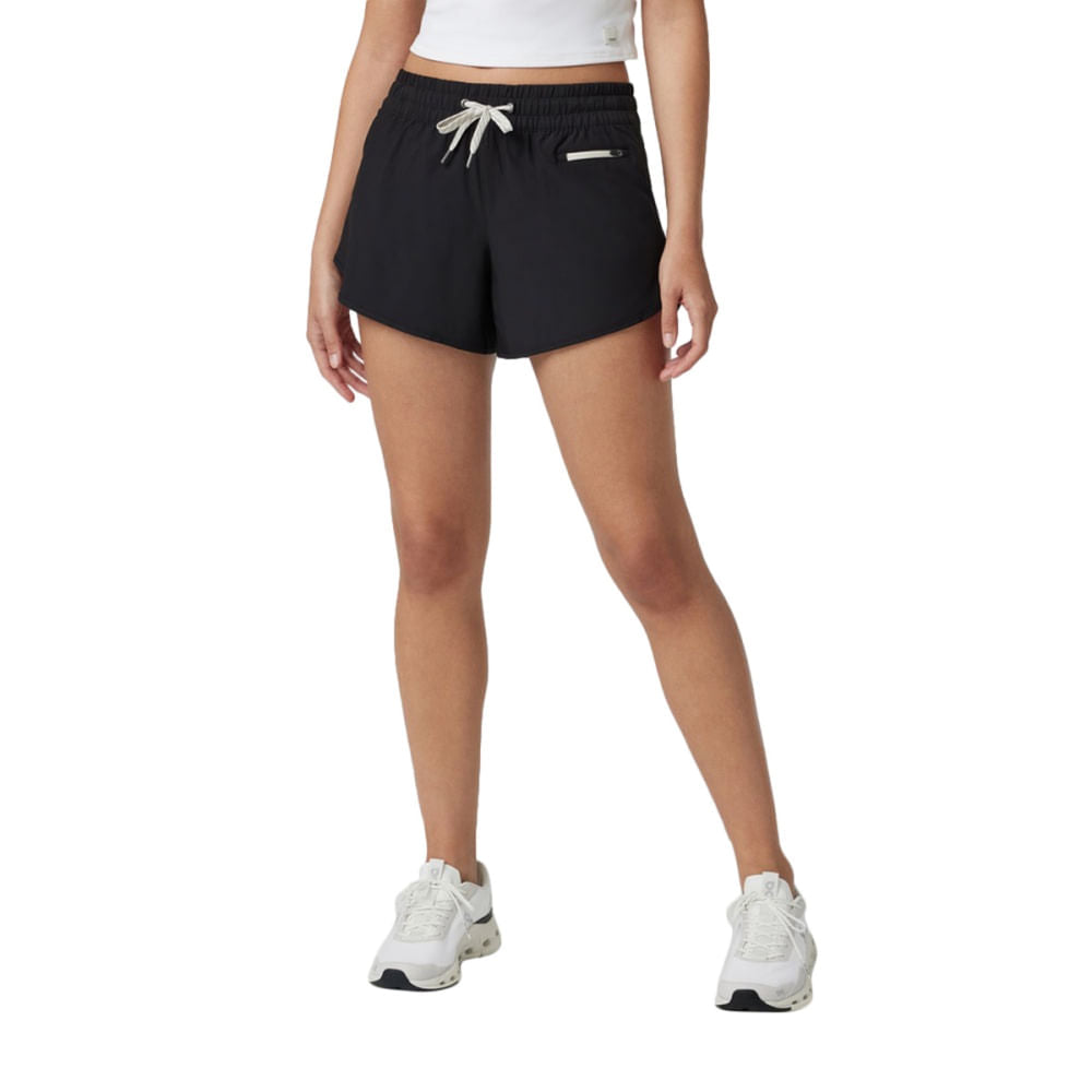 Vuori Womens Clementine 4In Short in Black Color