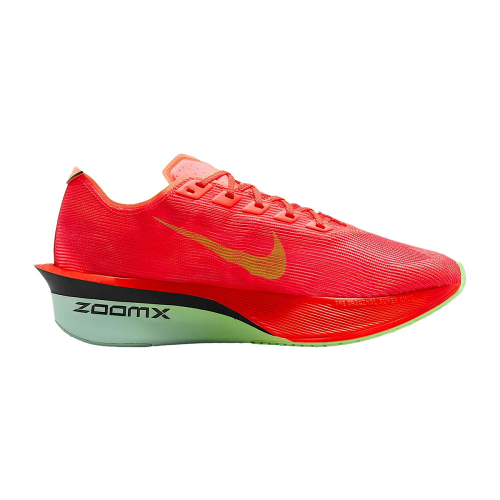 Nike Womens Zoomx Vaporfly 4 Running Shoes in Red Color