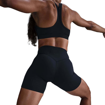 Nike Womens Universa Ms Hw 5In Biker Shorts in Black Color