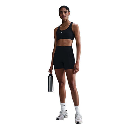 Nike Womens Universa Ms Hw 5In Biker Shorts in Black Color