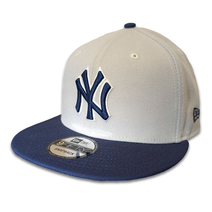 New Era Unisex Yankees Custom 9Fifty Snapback Hat GREY/NAVY