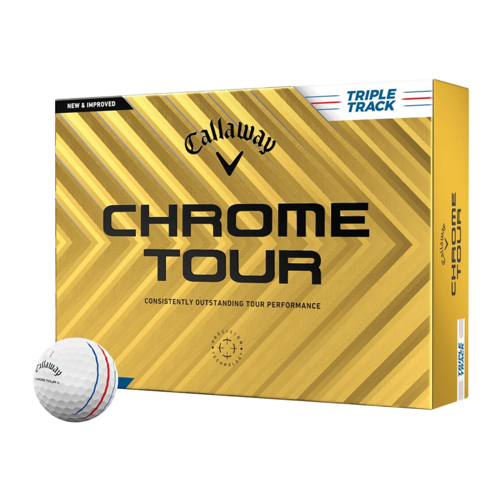 Callaway Golf Chrome Tour Trpl Trk 24 Golf Balls in White Color