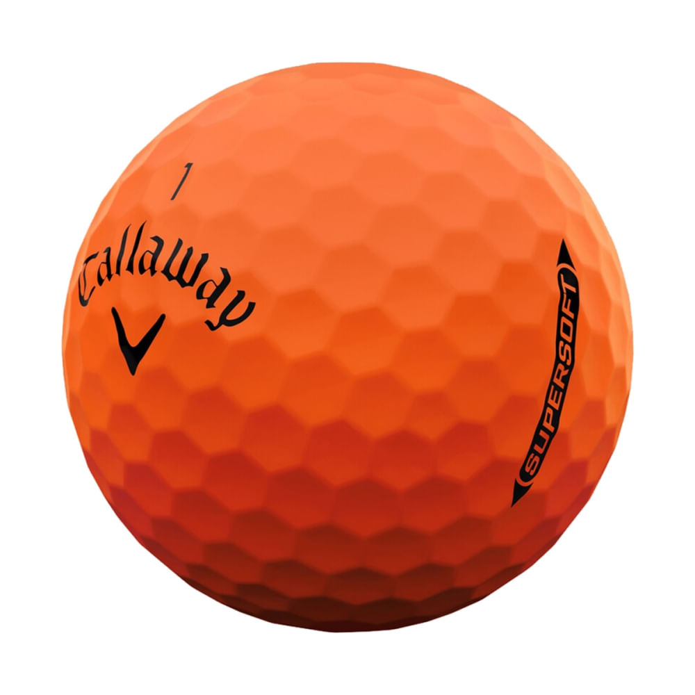 Callaway Golf Supersoft Matte 25 Golf Balls in Orange Color