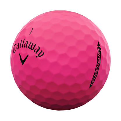 Callaway Golf Supersoft Matte 25 Golf Balls in Pink Color