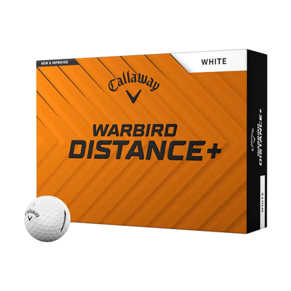 Callaway Golf Warbird Distance 25 Golf Balls in White Color