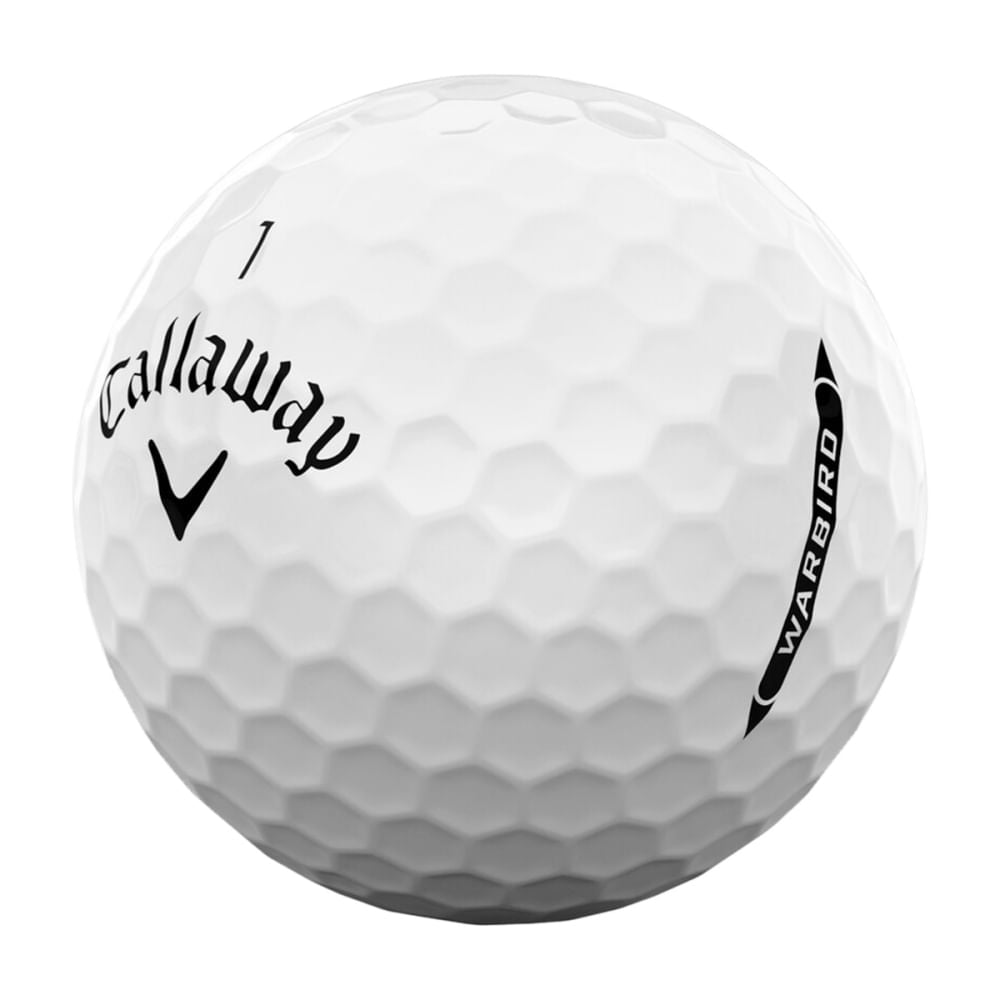 Callaway Golf Warbird Distance 25 Golf Balls in White Color