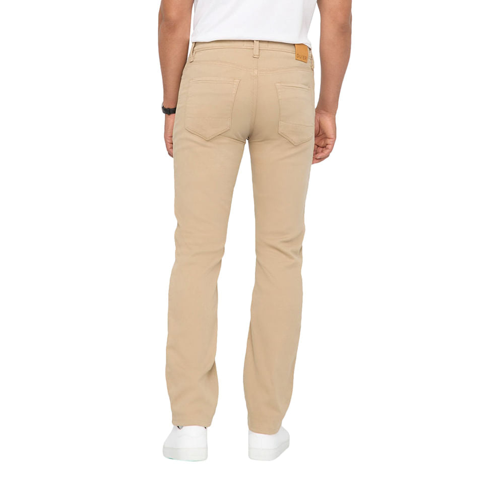 Duer Mens No Sweat Straight Pants in Khaki Color