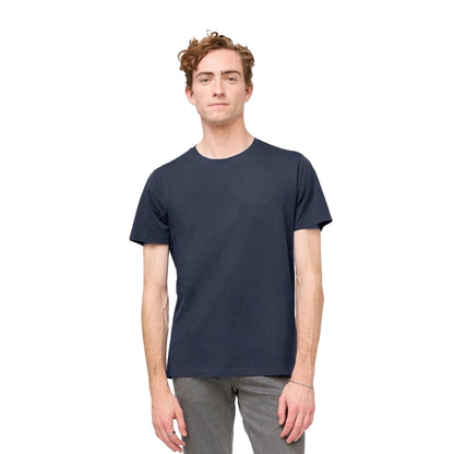 Duer Mens Purepima Tee Tops in Blue Color