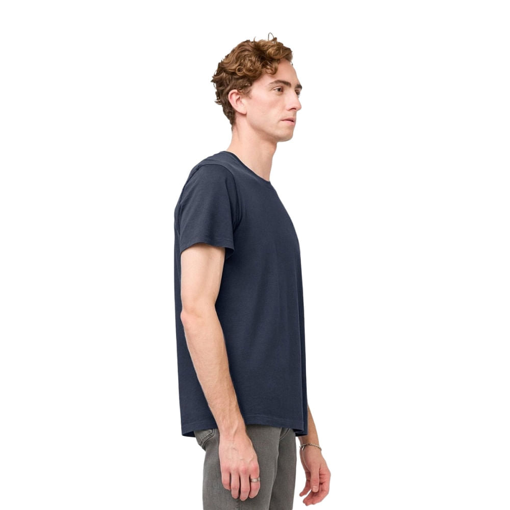 Duer Mens Purepima Tee Tops in Blue Color