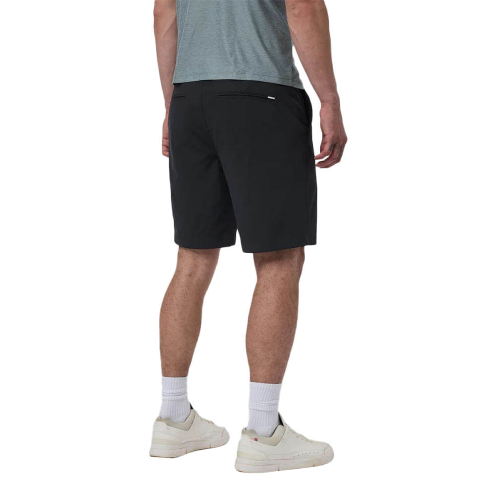 Vuori Mens Meta Short 8In Shorts in Black Color