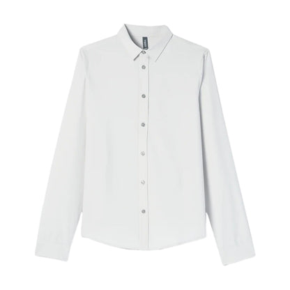 Vuori Mens L/S Bridge Button Down Tops in White Color