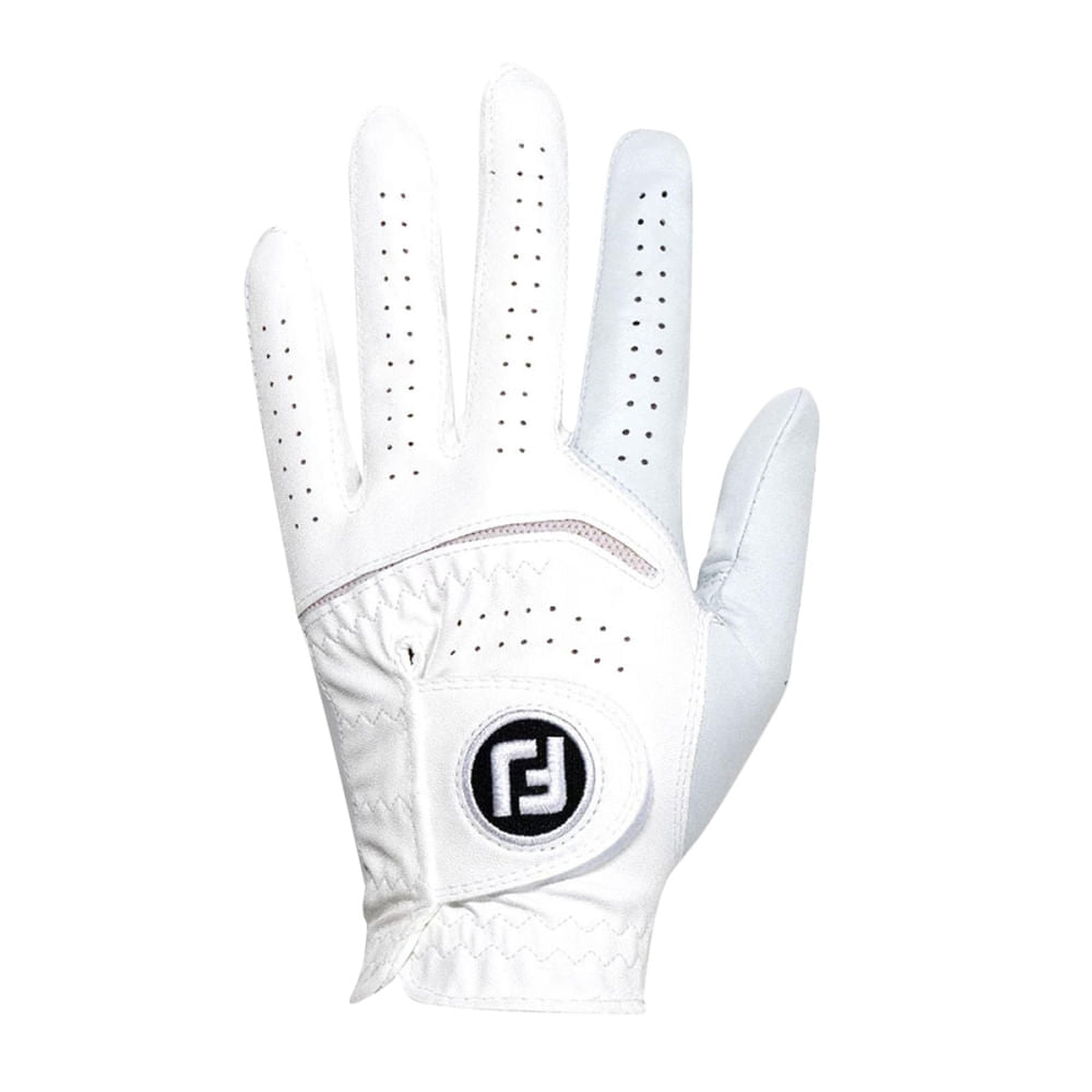 Footjoy Mens Sofjoy Glove Rh Golf Gloves in White Color