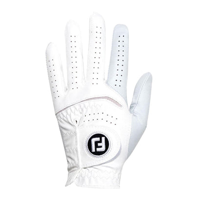 Footjoy Mens Sofjoy Glove Rh Golf Gloves in White Color