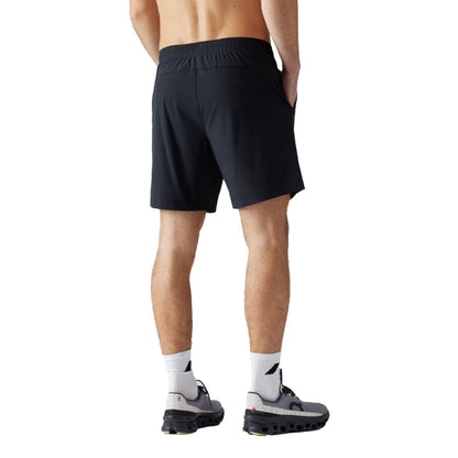 Rhone Mens 7In Pursuit Short Line Shorts in Black Color