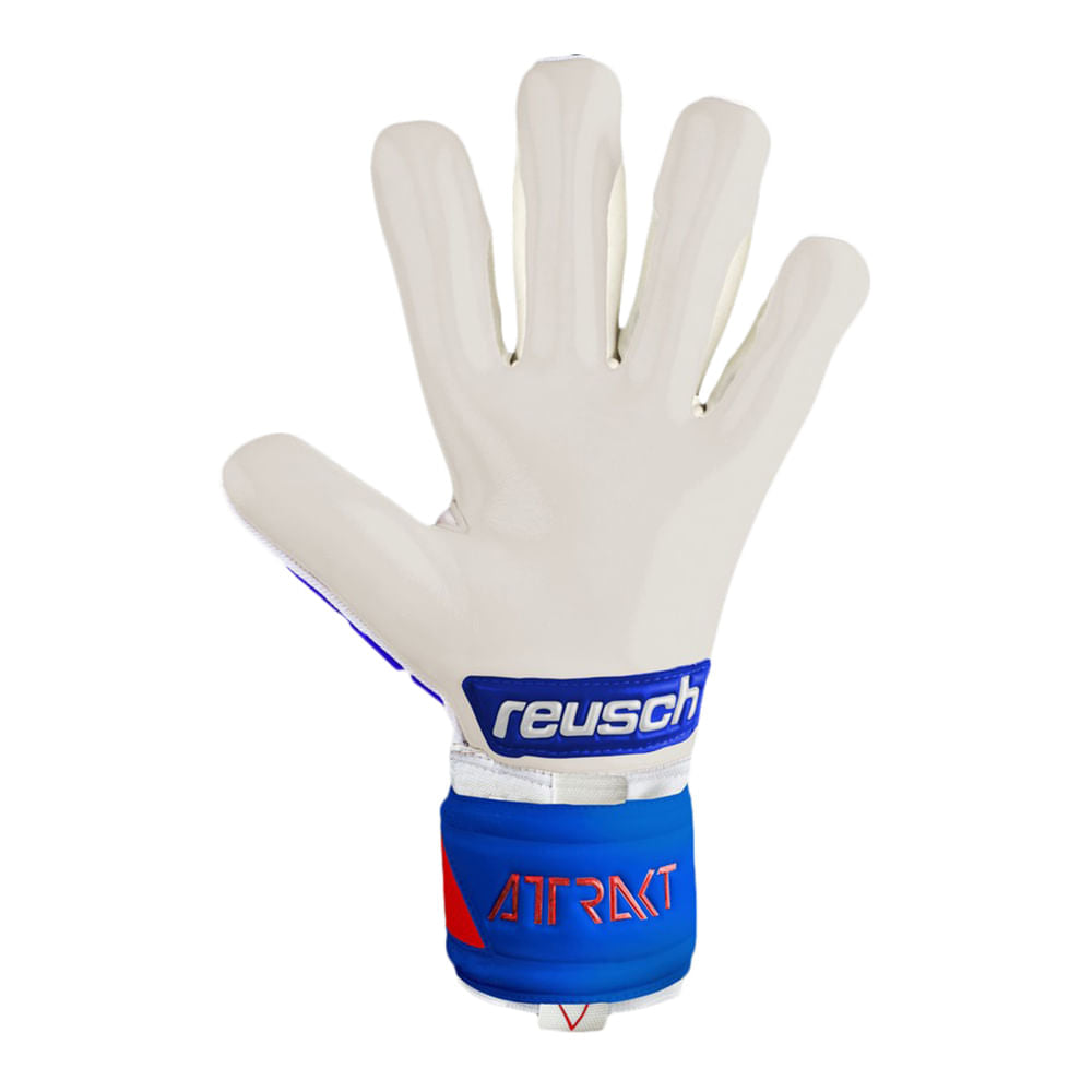 Continental Sports Supply Mens Attrakt Freegel Gold Slk Soccer Gloves in Blue Color