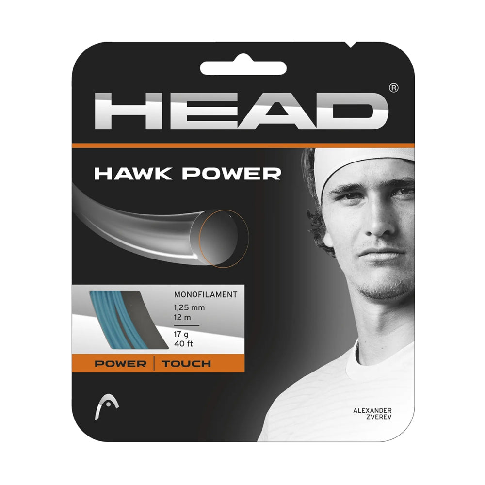 Head Hawk Power Tennis Strings in Blue Color