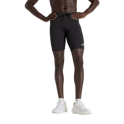 New Balance Mens Sleek Pocket Ht 9In Shorts in Black Color