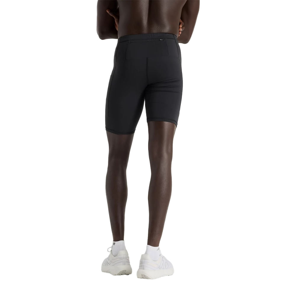 New Balance Mens Sleek Pocket Ht 9In Shorts in Black Color