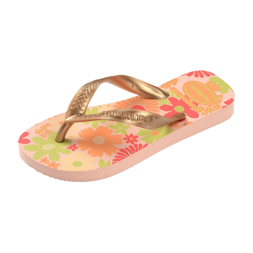 Havaianas Kids Flores Sandal Flip-Flops in Multi Color