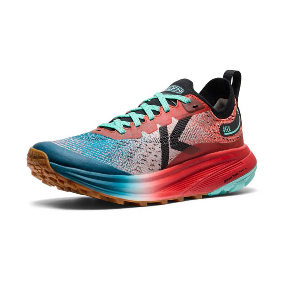Keen Mens Seek Trail Running Shoes in Blue Color