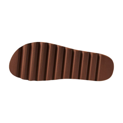 Reef Womens Cushion Vista Hi Flip-Flops in Brown Color