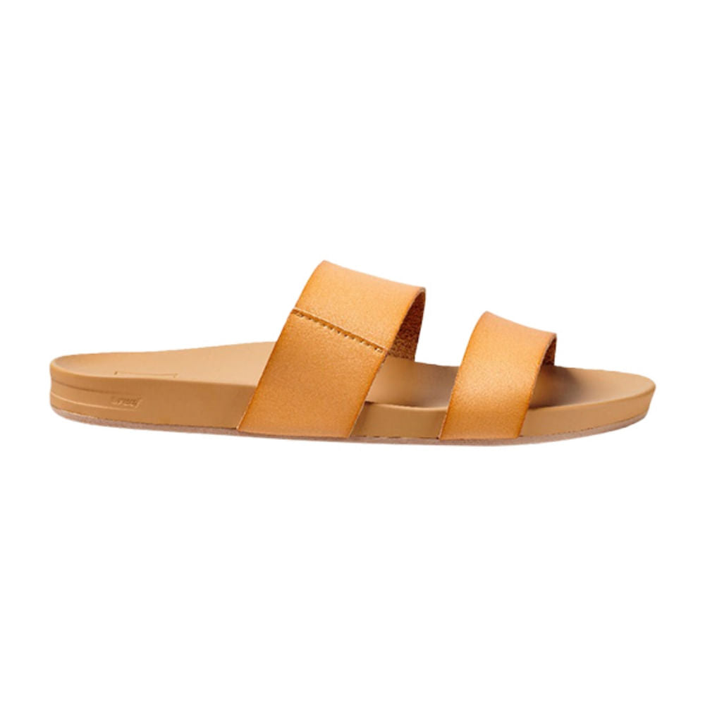 Reef Womens Cushion Vista Flip-Flops in Brown Color