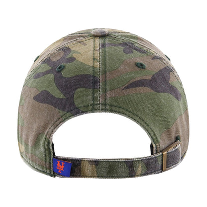 47 Brand Unisex new york mets 47Clean Up Camo Fan Apparel in Green Color