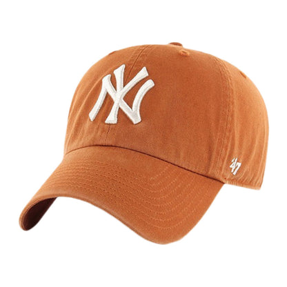 47 Brand Unisex new york yankees Clean Up Hat Fan Apparel in Orange Color
