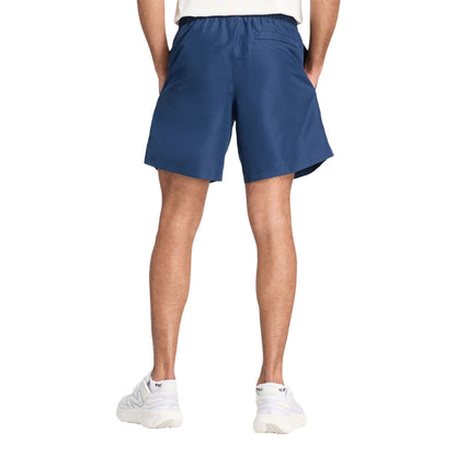 New Balance Mens Se Mesh Short 5In Shorts in Blue Color
