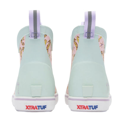 Xtratuf Baby Ankle Deck Boot in Pink Color