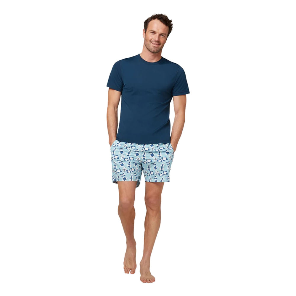 M SS RASH TOP | DEEP BLUE