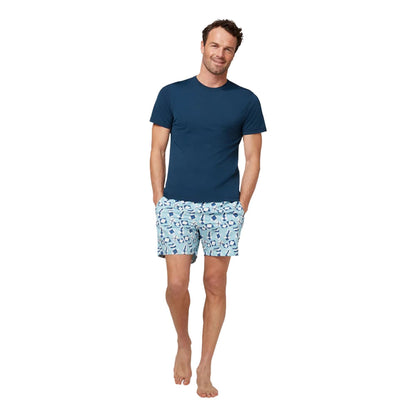 M SS RASH TOP | DEEP BLUE