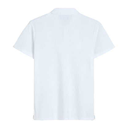 Vilebrequin Mens Phoenix Terry Polo Tops in White Color
