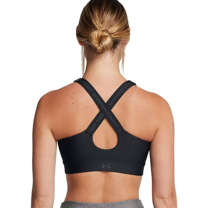 Under Armour Womens Infinity 2.0 High Zip Sp Sports Bras in Black Color