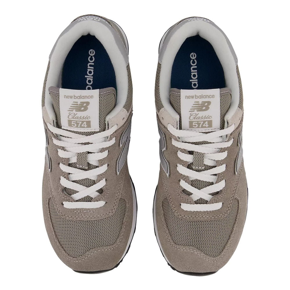 New Balance Womens 574 Core Sneakers in Grey Color