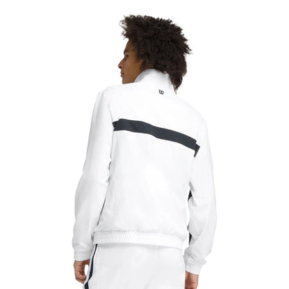 Wilson Mens Grand Slam Jacket Zip-Ups in White Color